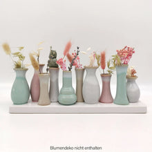 Lade das Bild in den Galerie-Viewer, 10 Mini-Vasen auf Tablett, multicolor