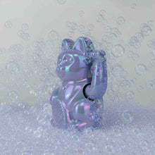 Lade das Bild in den Galerie-Viewer, Myneko by Donkey Winkekatze "Classic", Bubble Blue "Avara"