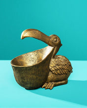 Lade das Bild in den Galerie-Viewer, Deko-Schale Pelikan, gold