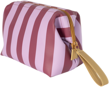Lade das Bild in den Galerie-Viewer, Kosmetiktasche 21x15 cm, rosa/lila-gestreift