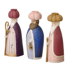 Lade das Bild in den Galerie-Viewer, Bungalow Kerzenhalter "Heilige 3 Könige", ruby