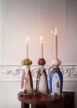 Lade das Bild in den Galerie-Viewer, Bungalow Kerzenhalter "Heilige 3 Könige", ruby