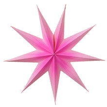 Lade das Bild in den Galerie-Viewer, Bungalow Papierstern "Dazzle" 25 cm, pink