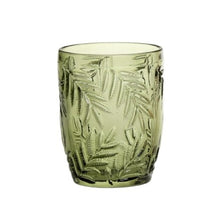 Lade das Bild in den Galerie-Viewer, Wasserglas "Palmier", grün