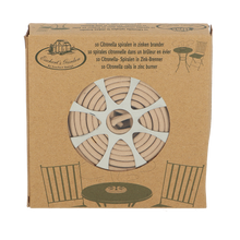 Lade das Bild in den Galerie-Viewer, Citronella-Spiralen im Zinkbrenner