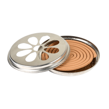 Lade das Bild in den Galerie-Viewer, Citronella-Spiralen im Zinkbrenner