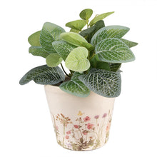 Lade das Bild in den Galerie-Viewer, Clayre & Eef Übertopf "Wildblumen", 12 x 10 cm