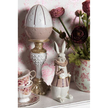 Lade das Bild in den Galerie-Viewer, Clayre & Eef Deko-Ei auf Säule, 44 cm