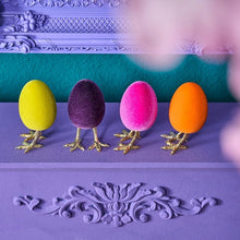 Lade das Bild in den Galerie-Viewer, Deko-Ei mit Füßen, orange