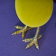 Lade das Bild in den Galerie-Viewer, Deko-Ei mit Füßen, grün