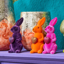 Lade das Bild in den Galerie-Viewer, Hase mit Glitzer-Herz, orange