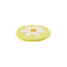 Lade das Bild in den Galerie-Viewer, Untersetzer "Flower" gelb, 10 cm
