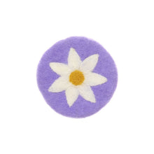 Lade das Bild in den Galerie-Viewer, Untersetzer "Flower" lila, 10 cm