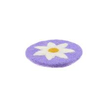 Lade das Bild in den Galerie-Viewer, Untersetzer "Flower" lila, 10 cm