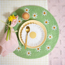 Lade das Bild in den Galerie-Viewer, Tischset "Flower" grün, 35 cm