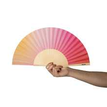 Lade das Bild in den Galerie-Viewer, Fisura Fächer "Sunset Gradient", orange/pink