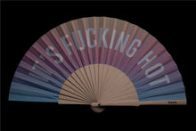 Lade das Bild in den Galerie-Viewer, Fisura Fächer "It´s fucking hot", Glow in the dark