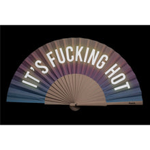 Lade das Bild in den Galerie-Viewer, Fisura Fächer "It´s fucking hot", Glow in the dark