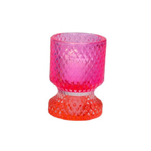 Lade das Bild in den Galerie-Viewer, Gift Company 2-in-1 Kerzen-& Teelichthalter, pink/rot