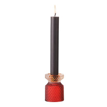 Lade das Bild in den Galerie-Viewer, Gift Company 2-in-1 Kerzen-& Teelichthalter, rot/orange