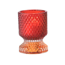 Lade das Bild in den Galerie-Viewer, Gift Company 2-in-1 Kerzen-& Teelichthalter, rot/orange
