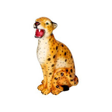 Lade das Bild in den Galerie-Viewer, Gift Company Deko-Figur "Leopard" orange, 34 cm