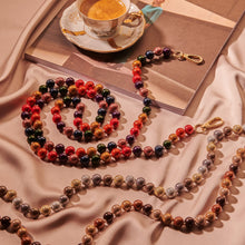 Lade das Bild in den Galerie-Viewer, Handykette "Dream Beads" Rot-Lila-Pink-Mix