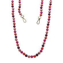 Lade das Bild in den Galerie-Viewer, Handykette "Dream Beads" Rot-Lila-Pink-Mix