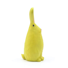 Lade das Bild in den Galerie-Viewer, Deko-Figur Hase gelb/pink, 37 cm