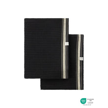 Lade das Bild in den Galerie-Viewer, 2er-Set Küchentücher "Chef" vo House Doctor in schwarz.