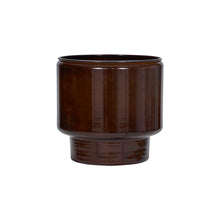 Lade das Bild in den Galerie-Viewer, House Doctor Übertopf "Pile" rotbraun, 37 cm
