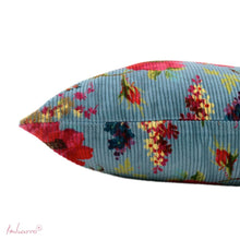 Lade das Bild in den Galerie-Viewer, Imbarro Kissen "Paradise" blau, 50 x 50 cm