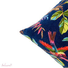 Lade das Bild in den Galerie-Viewer, Imbarro Kissen "Paradise" dunkelblau, 40 x 60 cm