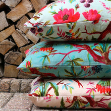 Lade das Bild in den Galerie-Viewer, Imbarro Kissen "Paradise" lagoon, 40 x 60 cm