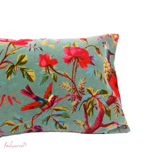 Lade das Bild in den Galerie-Viewer, Imbarro Kissen "Paradise" lagoon, 30 x 50 cm