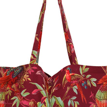 Lade das Bild in den Galerie-Viewer, Imbarro Baumwoll-Einkaufsbeutel "Paradise", aubergine