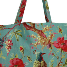 Lade das Bild in den Galerie-Viewer, Imbarro Baumwoll-Einkaufsbeutel "Paradise", türkis