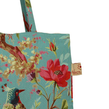 Lade das Bild in den Galerie-Viewer, Imbarro Baumwoll-Einkaufsbeutel "Paradise", türkis