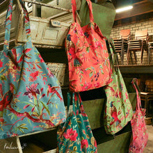 Lade das Bild in den Galerie-Viewer, Imbarro Baumwoll-Einkaufsbeutel "Paradise", cranberry