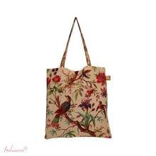 Lade das Bild in den Galerie-Viewer, Imbarro Baumwoll-Einkaufsbeutel "Paradise", ecru