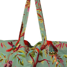 Lade das Bild in den Galerie-Viewer, Imbarro Baumwoll-Einkaufsbeutel "Paradise", jade
