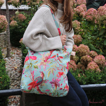 Lade das Bild in den Galerie-Viewer, Imbarro Baumwoll-Einkaufsbeutel "Paradise", jade