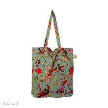 Lade das Bild in den Galerie-Viewer, Imbarro Baumwoll-Einkaufsbeutel "Paradise", jade