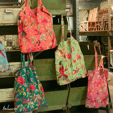 Lade das Bild in den Galerie-Viewer, Imbarro Baumwoll-Einkaufsbeutel "Paradise", rose