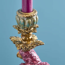 Lade das Bild in den Galerie-Viewer, 2er-Set Kerzenhalter "Papagei" pink, 39 cm