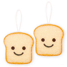 Lade das Bild in den Galerie-Viewer, Kikkerland 2er-Set Spülschwämme "Toast"