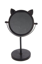 Lade das Bild in den Galerie-Viewer, Tischspiegel mit Katzenohren, schwarz