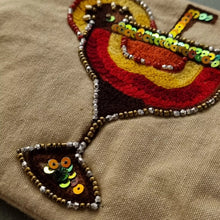 Lade das Bild in den Galerie-Viewer, Kosmetiktasche "Orange Spritz", grün