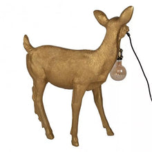 Lade das Bild in den Galerie-Viewer, Lampe "Reh", gold