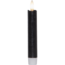 Lade das Bild in den Galerie-Viewer, 2er-Set LED-Kerzen 15 cm, schwarz